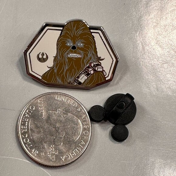 Disney Chewie Star Wars Trading Pin Chewbacca 2023 Hidden Mickey Badge - Picture 2 of 6